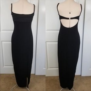 Beautiful black tadashi velvet gown!